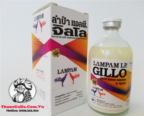 Thuốc Gà Đá GILLO LAMPAM Của Thái Lan - Bách Bệnh Đều Khỏi - Chai 100ml