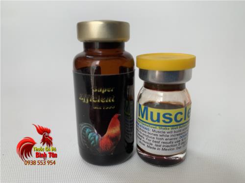 Bộ Thuốc Nuôi Gà Đá MUSCLE (5ml) Và B12 7500 (10ml) Bổ Sung Vitamin Cho Chế Độ Tập Luyện Tăng Cơ Bắp Nhanh