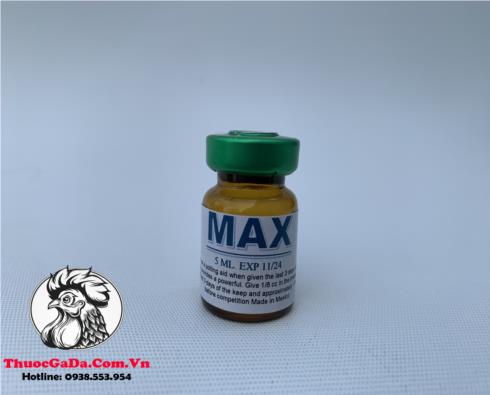 Thuốc Gà Đá MAX Có Tác Dụng Mạnh Giúp Tăng Bo, Tải Cựa, Đòn Nhanh, Hiệu Quả - Chai 5ml